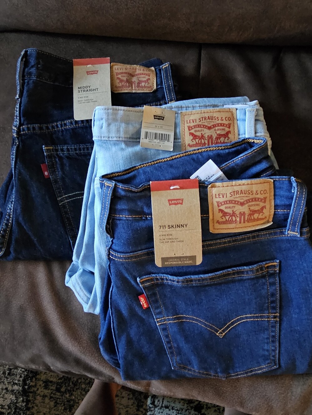Levis Bundle Three (3) Pairs NWT